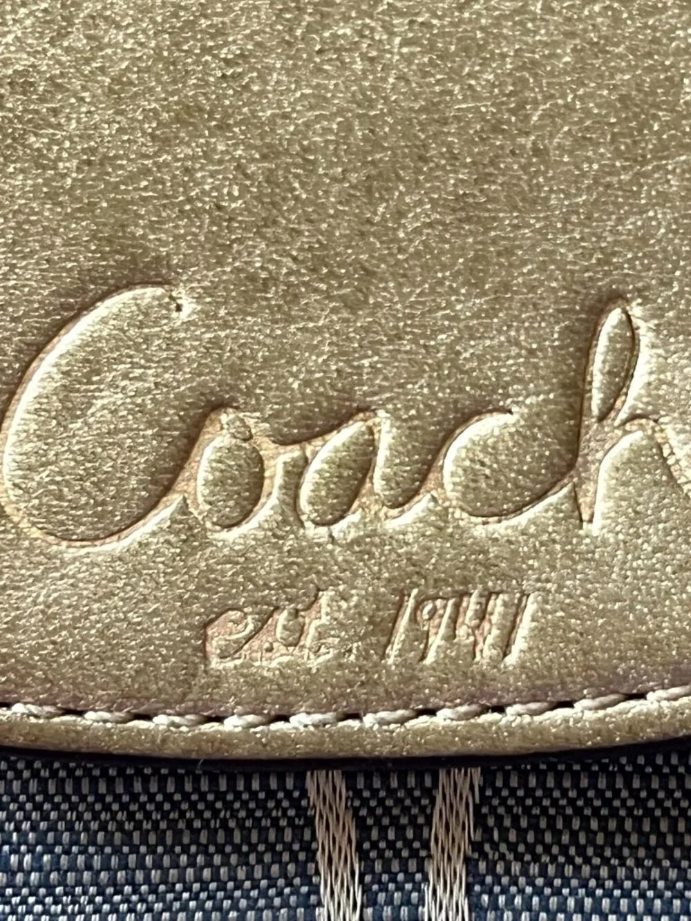 Coach Gray Signature Wallet
